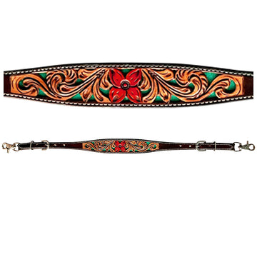 Bar H Equine American Leather Horse Saddle Tack Wither Strap